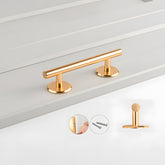 Simple Cabinet Handle with Round Base and Round Handle