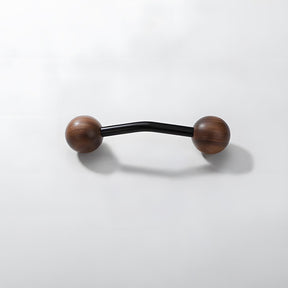 Walnut Round Head Wooden Cabinet Handles