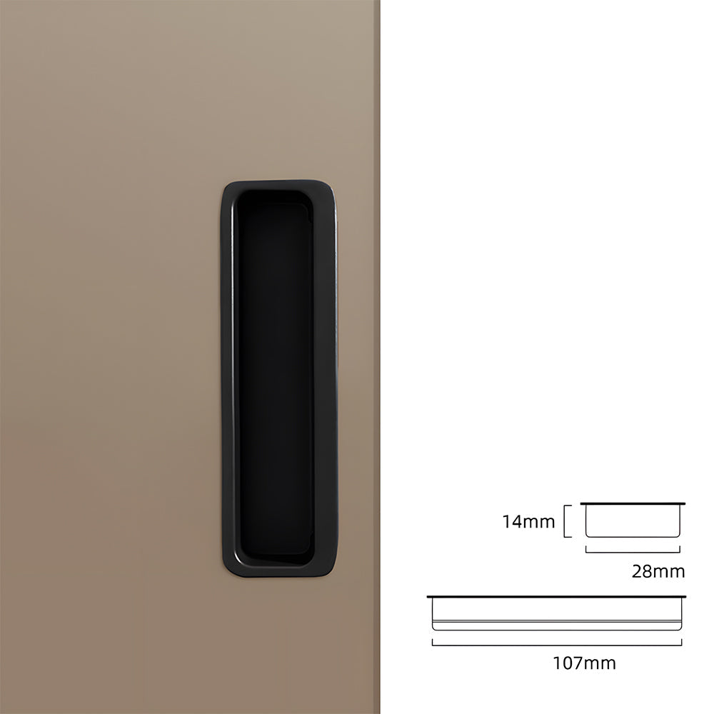 Modern Slotted Recessed Concealed Cabinet Handles