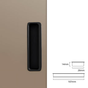 Modern Slotted Recessed Concealed Cabinet Handles