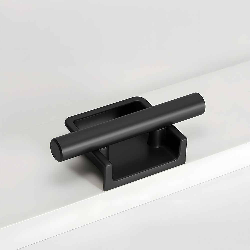Simple Aluminum Alloy Recessed Concealed Cabinet Handles
