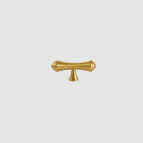 Modern Gold Matte Brushed Cabinet Spindle Handle