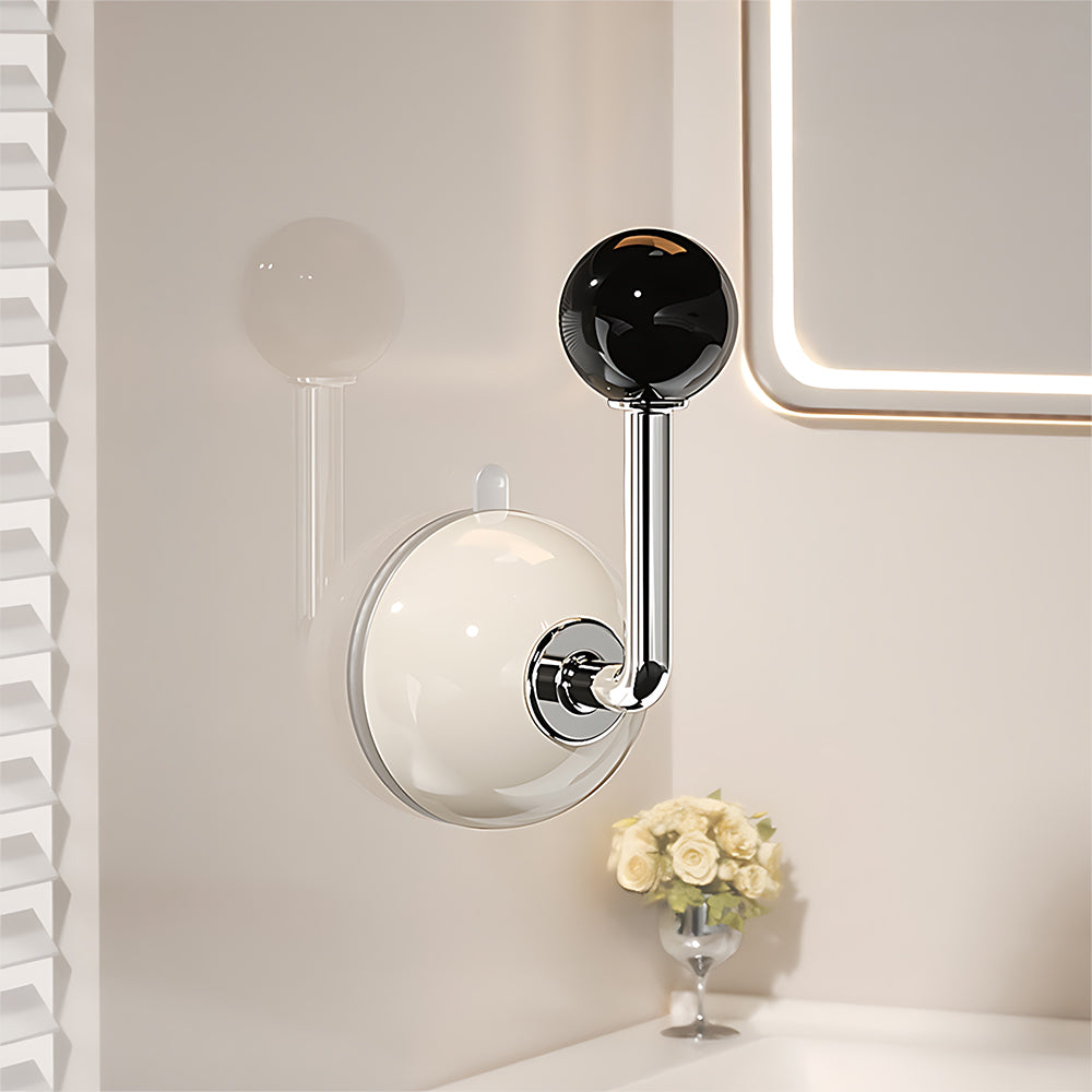 Punch-free Suction Cup Cabinet Handles Wall Hook Curtain Holder