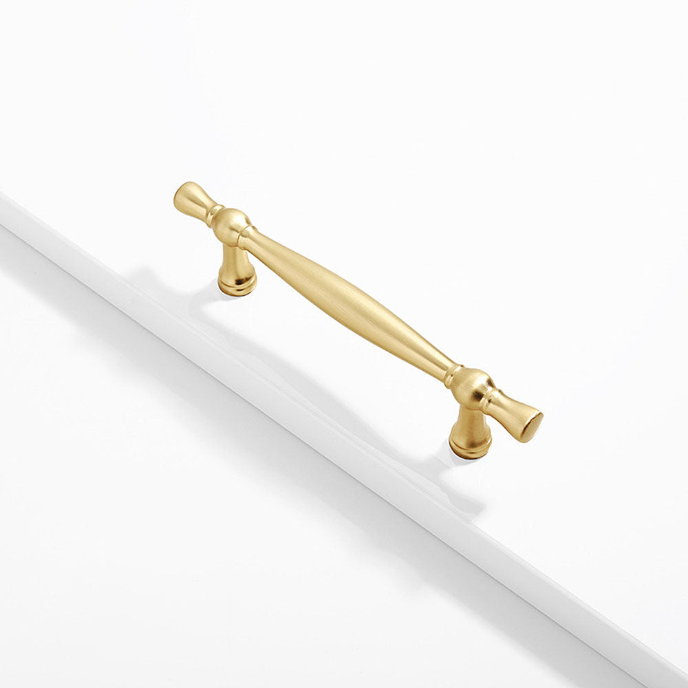 Simple Retro Gold Solid Zinc Alloy Cabinet Handles And Drawer Knobs