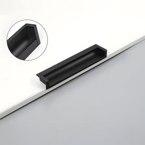 Minimalist Aluminum Alloy Flush Finger Edge Pulls