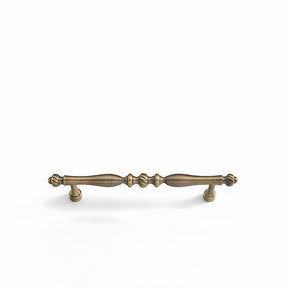 Vintage Solid Brass Spindle Cabinet Handles
