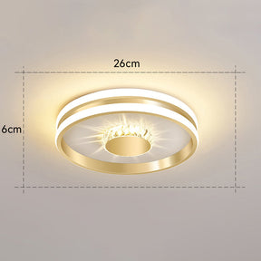 Hallway Crystal LED Ceiling Lighting