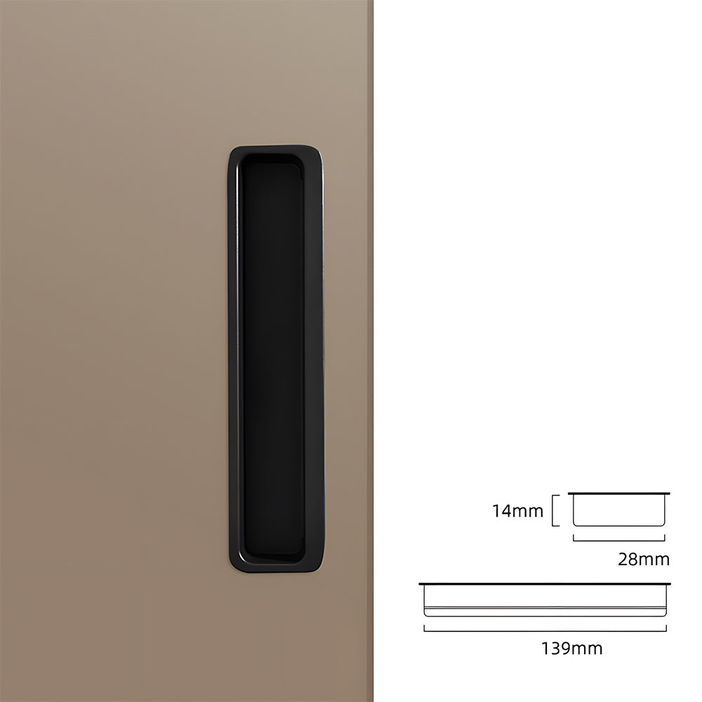 Modern Slotted Recessed Concealed Cabinet Handles