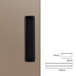 Modern Slotted Recessed Concealed Cabinet Handles