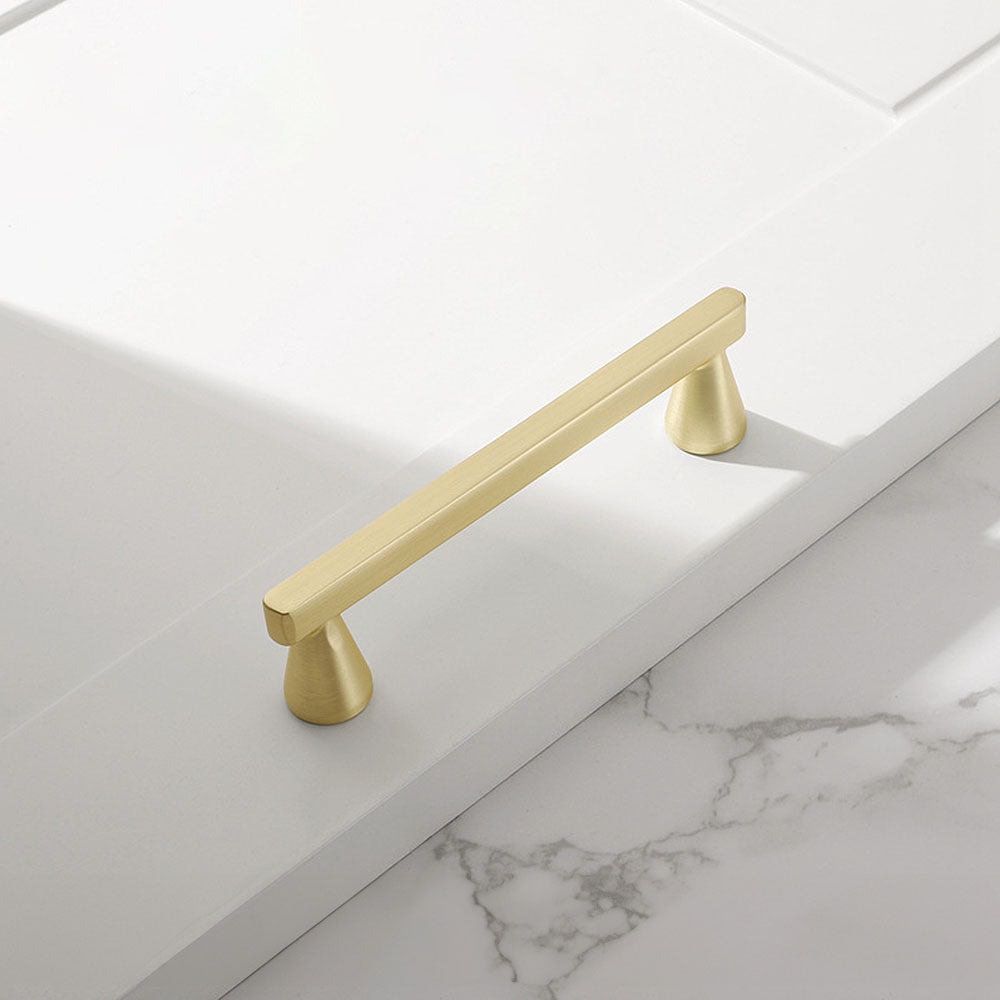 Modern Minimalist Gold and Grey Cabinet Handles