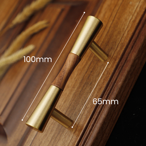 Classical Pure Copper Handle Wood Cabinet Pulls