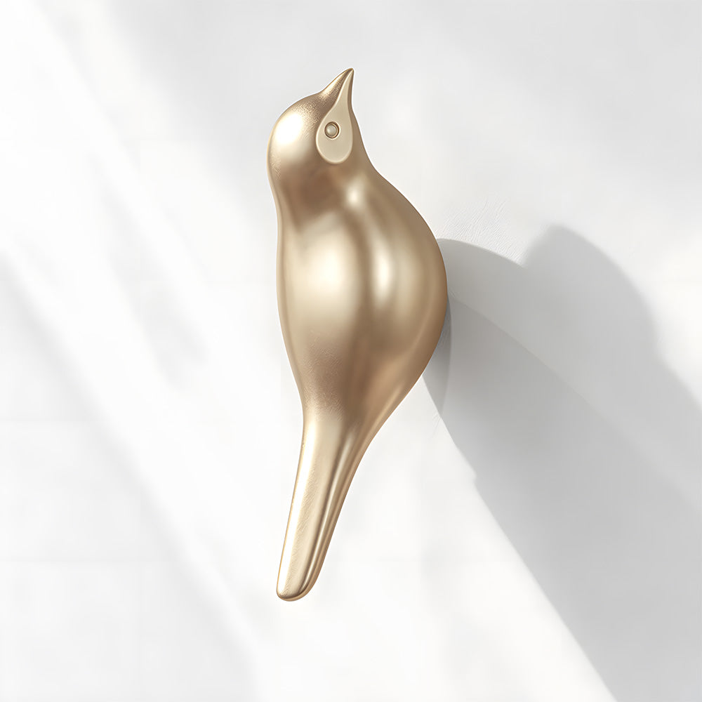 Decorative Bird Shaped Resin Wall Hook
