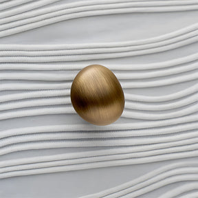 Organic Pebble Brushed Mushroom Cupboard Knobs
