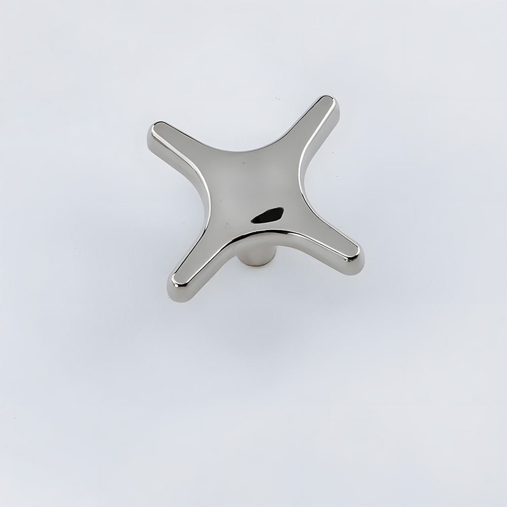 Modern Zinc Alloy Star Cross Cabinet Knobs