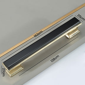 Modern Black Gold Wardrobe Cabinet Handles