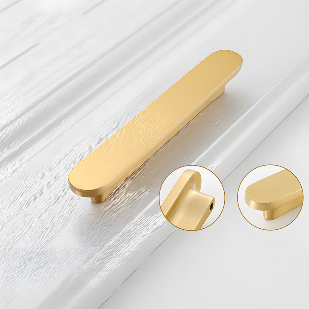Modern Gold Brass Cabinet Pulls and Handles