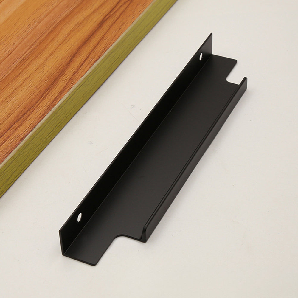 Modern Colorful Kitchen Cabinet Edge Pull Handles