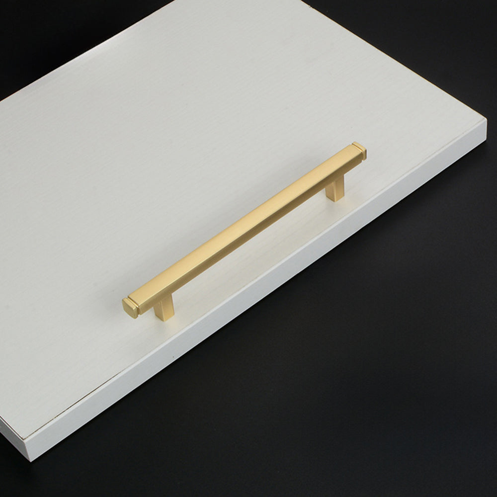 Modern Minimalist Square Brushed Handles And Pulls