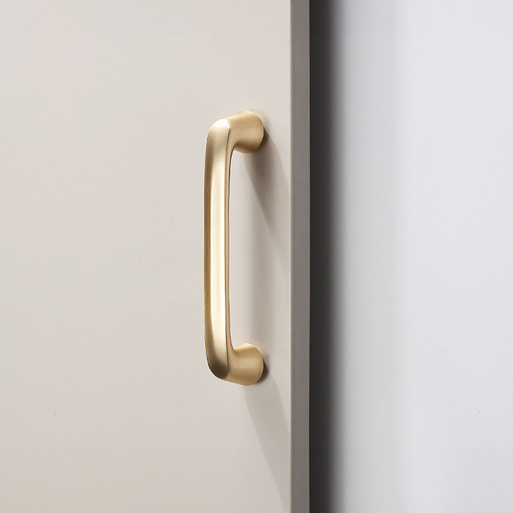 Smooth Gold Cabinet Handles for Wardrobe Cupboard