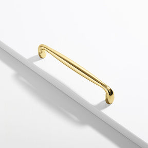 Modern Simple Zinc Alloy Bow Gold Grey Cabinet Drawer Handles