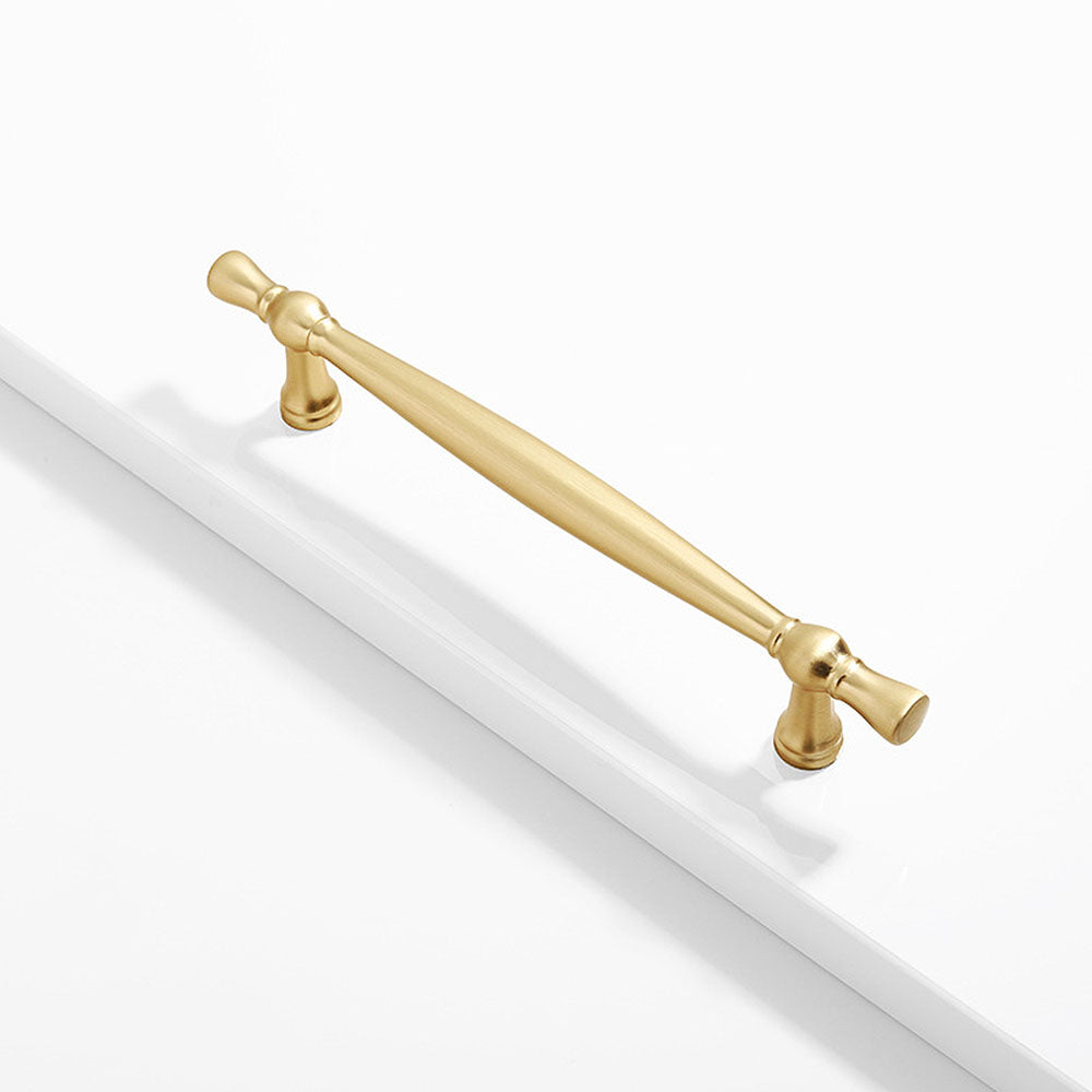 Simple Retro Gold Solid Zinc Alloy Cabinet Handles And Drawer Knobs