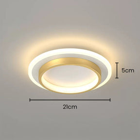 Round Metal Acrylic LED Hallway Ceiling Lights