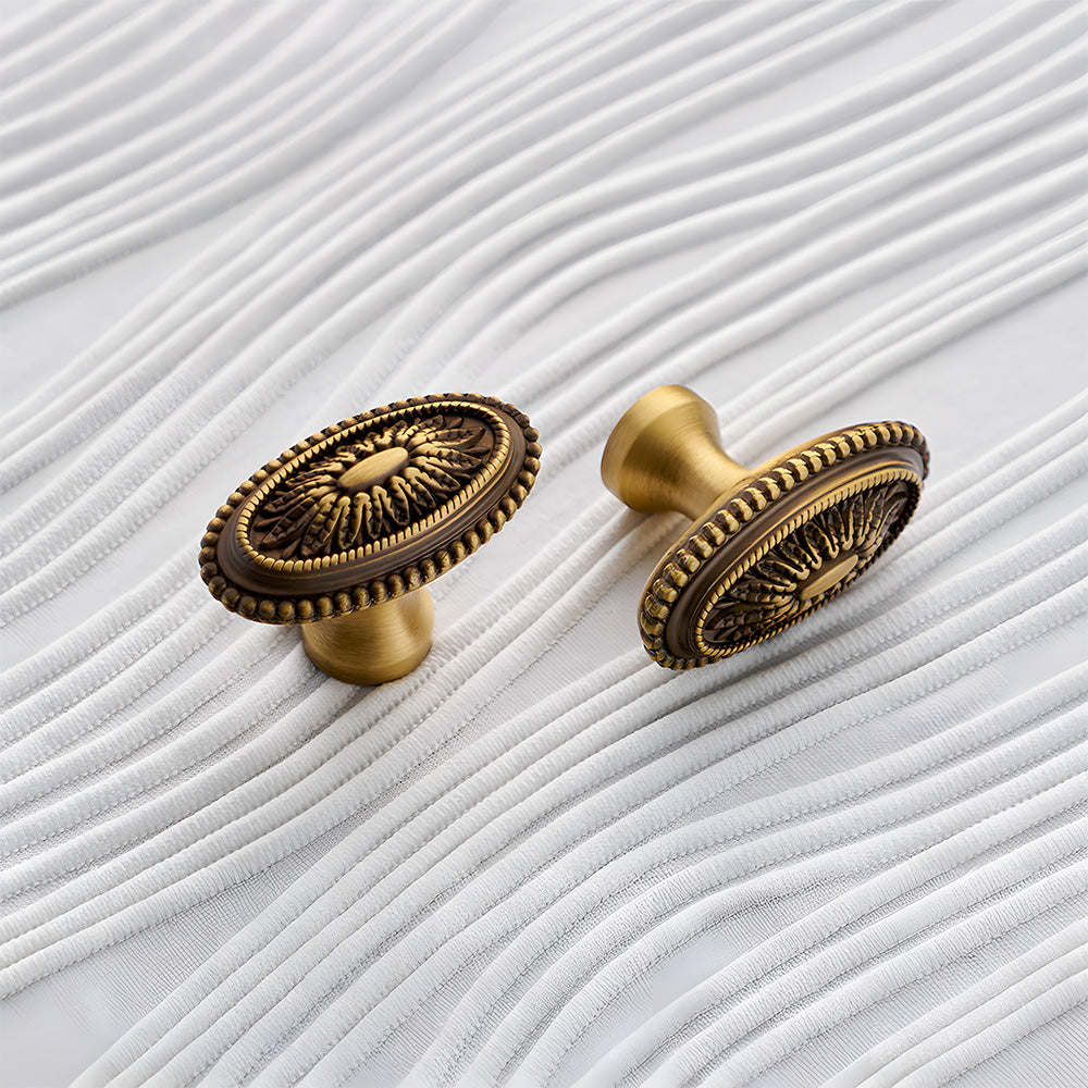 Modern Antique Bronze Brass Cabinet Pulls and Handles