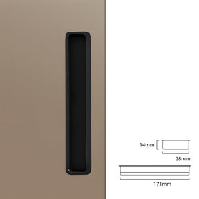 Modern Slotted Recessed Concealed Cabinet Handles