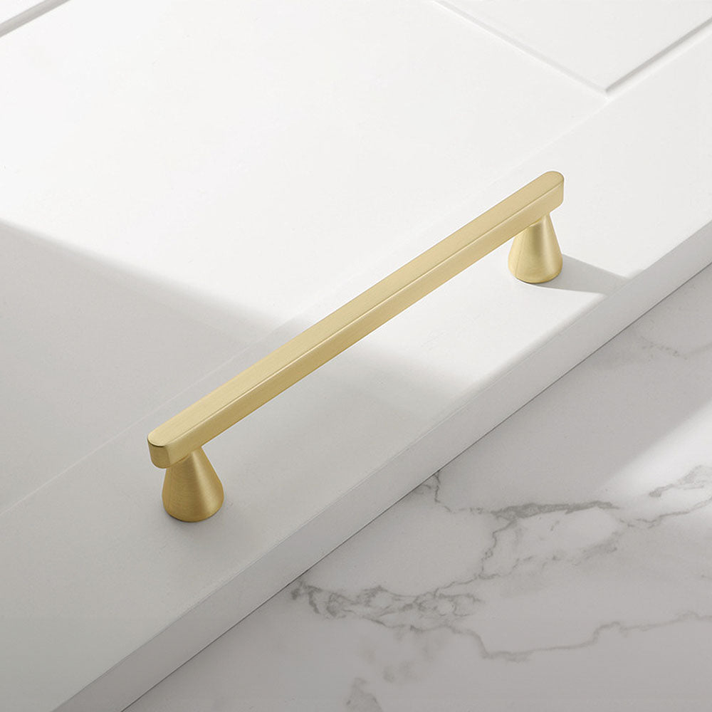 Modern Minimalist Gold and Grey Cabinet Handles