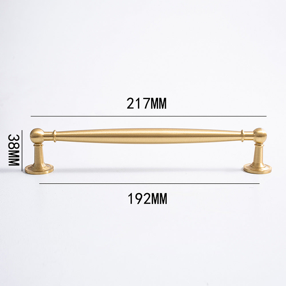 European style Wardrobe Gold Cabinet Double Hole Handle