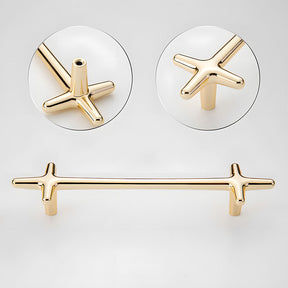 Modern Bright Silver Zinc Alloy Cabinet Pulls and Handles