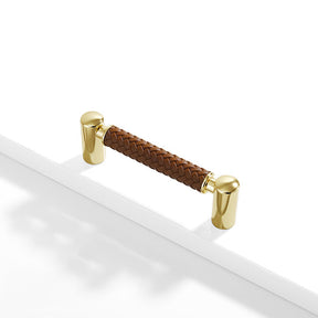 Woven Leather Cupboard Handles & Drawer Pulls