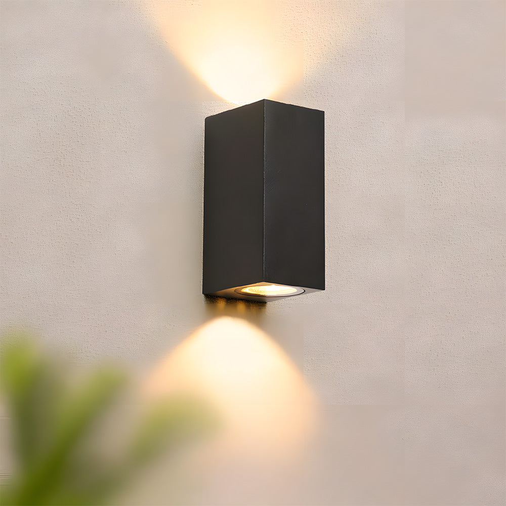 IP65 Black Up and Down LED Outdoor Wall Lights