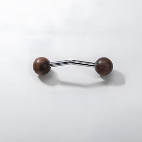 Walnut Round Head Wooden Cabinet Handles