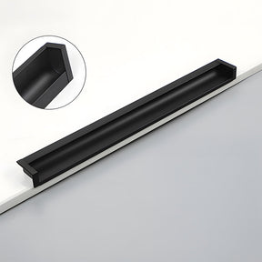 Minimalist Aluminum Alloy Flush Finger Edge Pulls