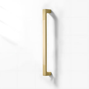 Square Textured Gold & Black Drawer Handles