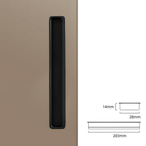 Modern Slotted Recessed Concealed Cabinet Handles