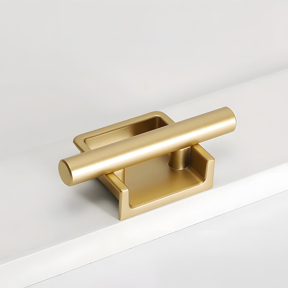 Simple Aluminum Alloy Recessed Concealed Cabinet Handles