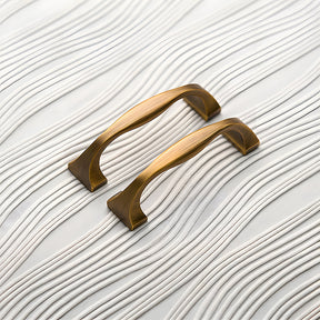 Wide Head Simple Brass Drawer Handles