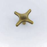Modern Zinc Alloy Star Cross Cabinet Knobs
