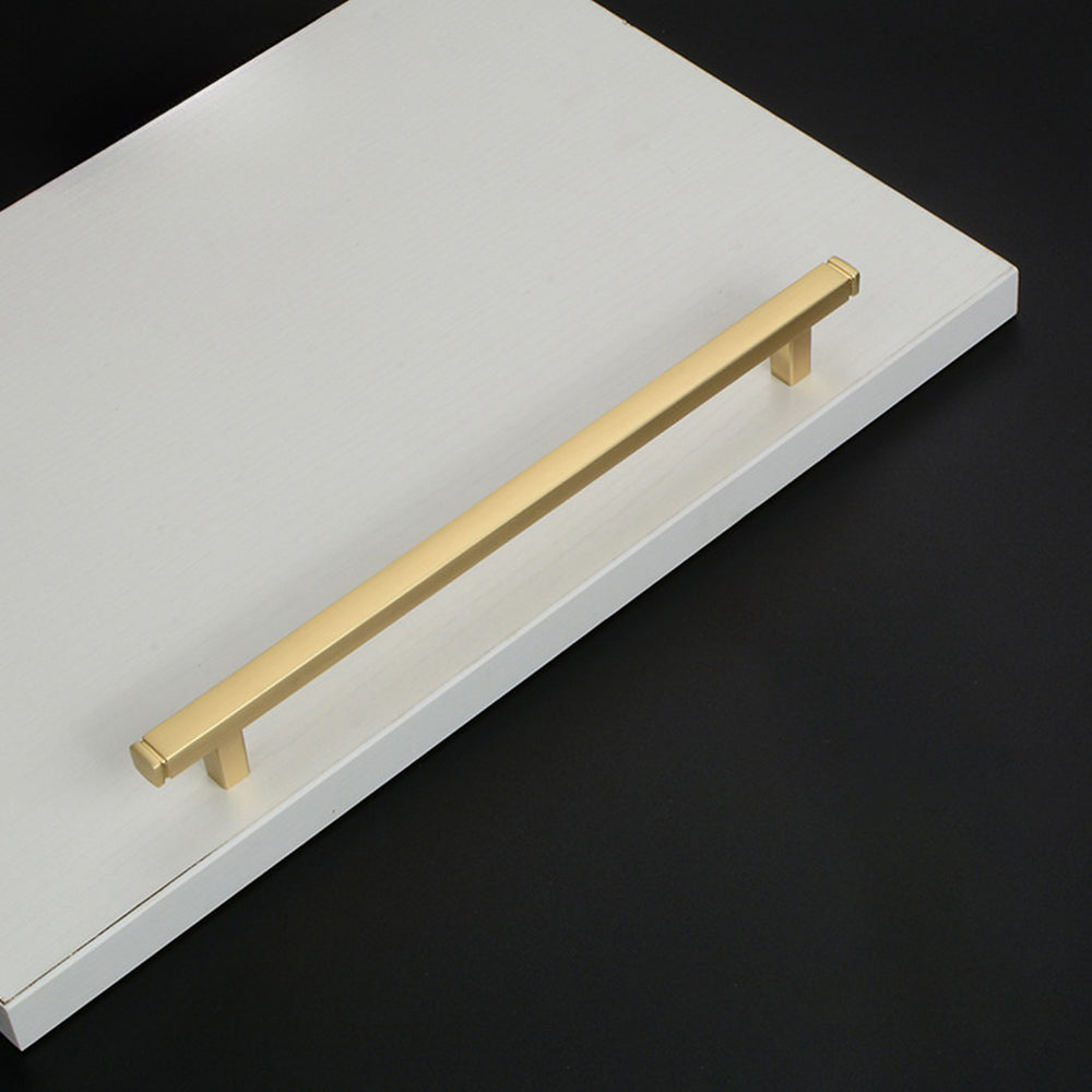 Modern Minimalist Square Brushed Handles And Pulls
