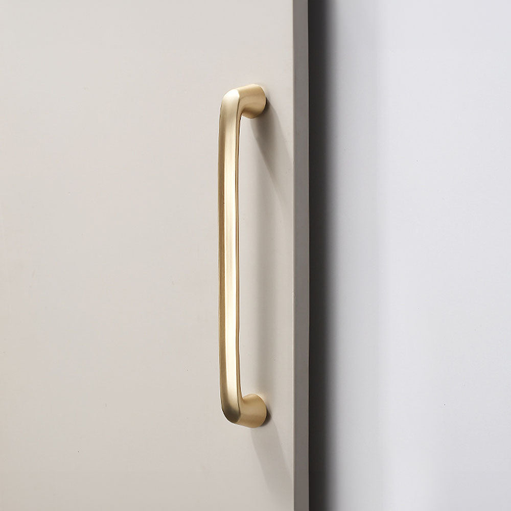 Smooth Gold Cabinet Handles for Wardrobe Cupboard