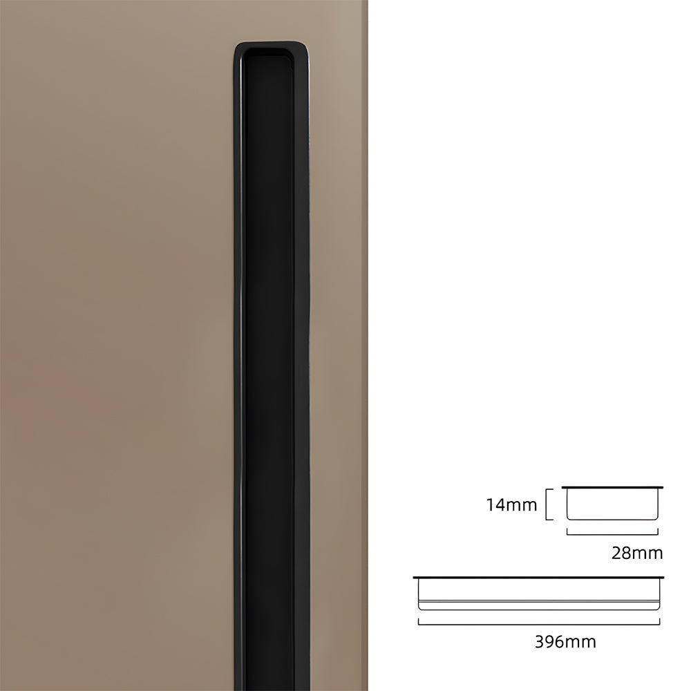 Modern Slotted Recessed Concealed Cabinet Handles