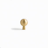Vintage Spherical Brass Kitchen Cabinet Handles