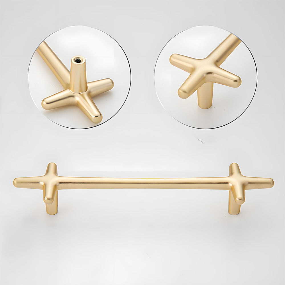 Modern Bright Silver Zinc Alloy Cabinet Pulls and Handles