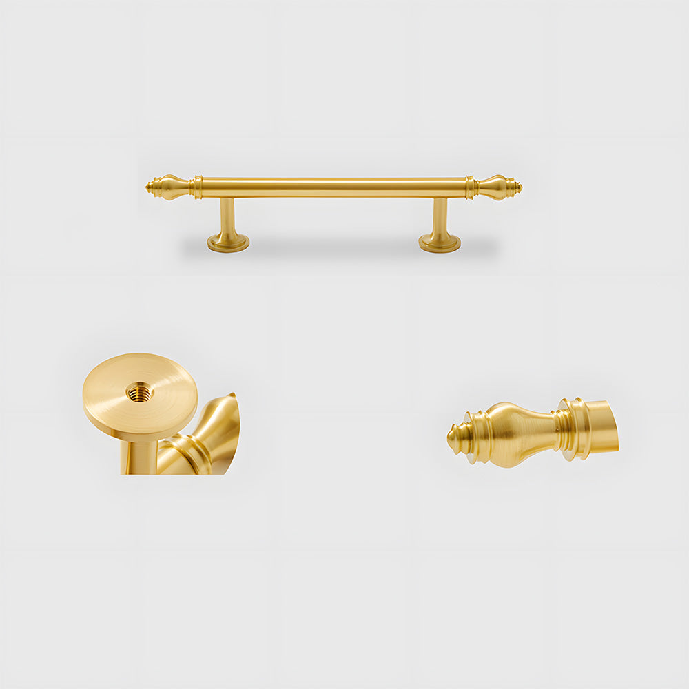 Modern Luxurious Gold Solid Drawer Handle