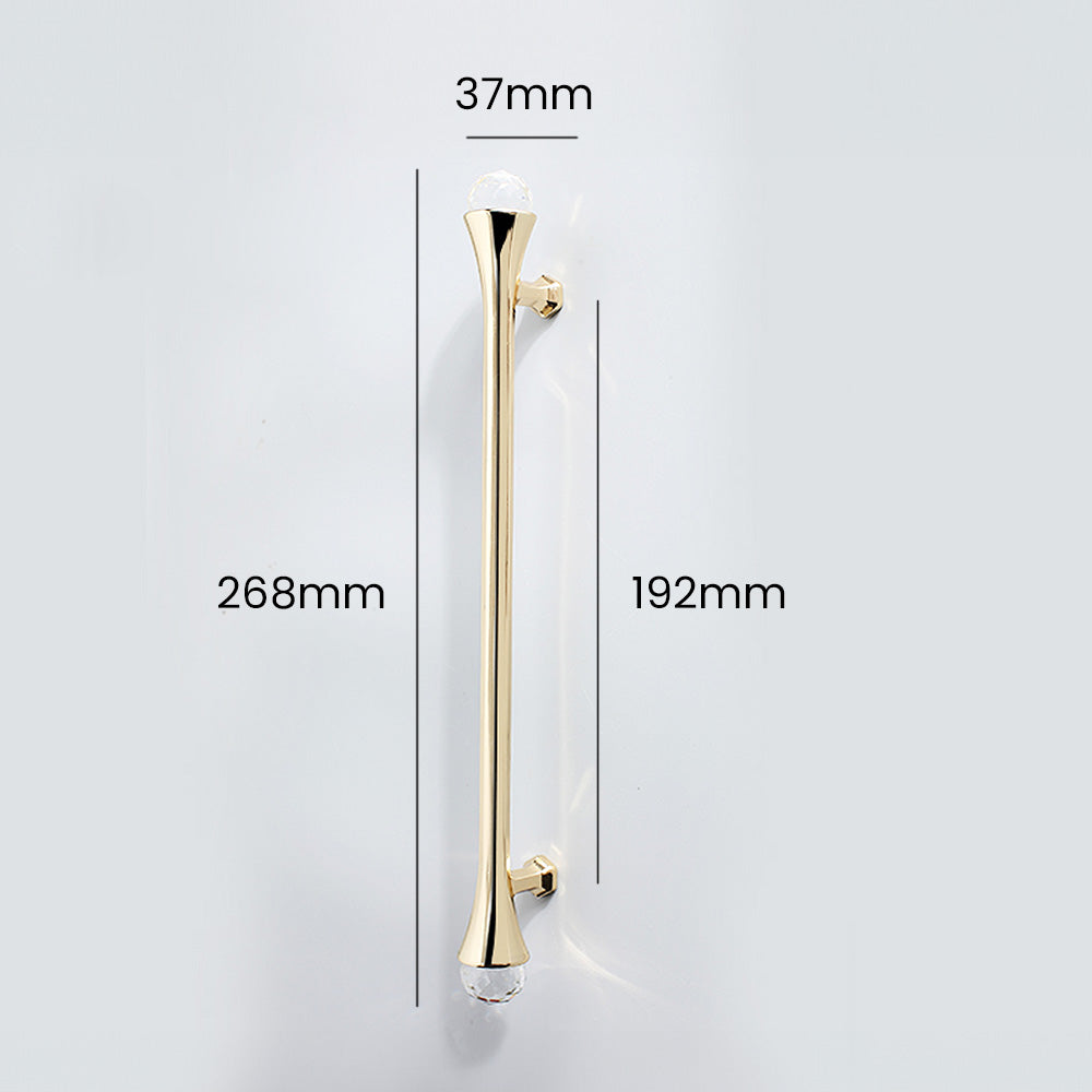 French-style Luxury Modern Zinc Alloy Crystal Cabinet Door Handle