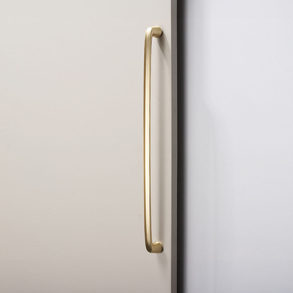 Smooth Gold Cabinet Handles for Wardrobe Cupboard