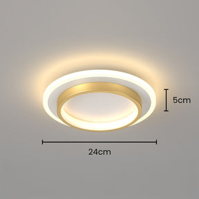 Round Metal Acrylic LED Hallway Ceiling Lights