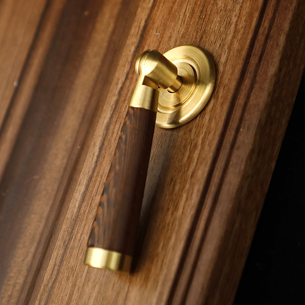 Classical Pure Copper Handle Wood Cabinet Pulls